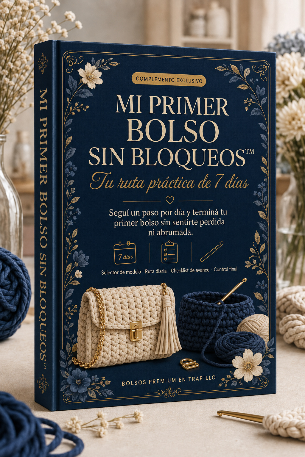 MI PRIMER BOLSO SIN BLOQUEOS™👝Seguí una ruta sencilla de 7 días que te indica qué hacer en cada etapa para terminar tu primer bolso sin sentirte perdida.